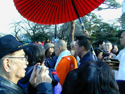 護国寺の節分