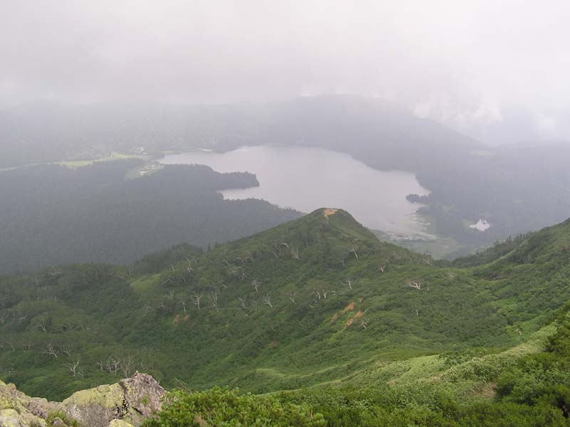 燧ヶ岳山頂からから尾瀬沼 